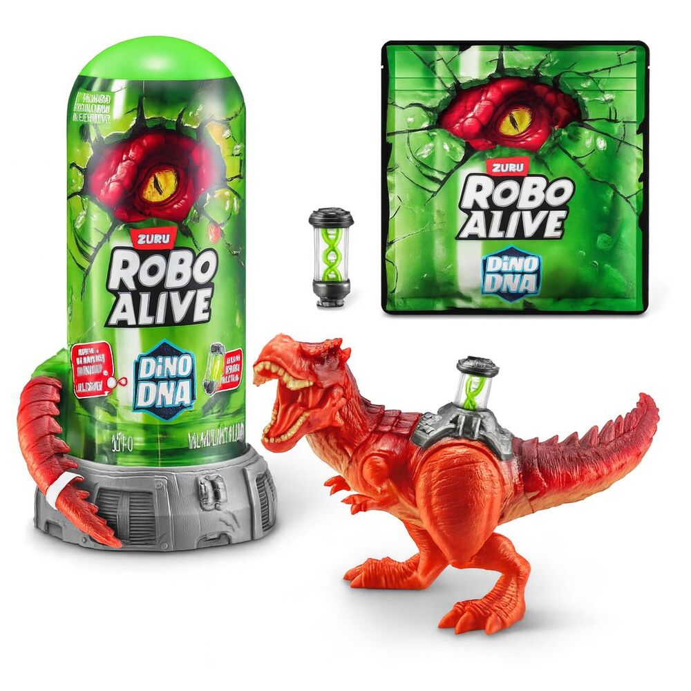 ZURU Robo Alive Dino DNA Series 1 Tube Pack Slime Surprise Random Dinosaur